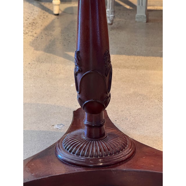 English 1920s English Mahogany Side Table For Sale - Image 3 of 5