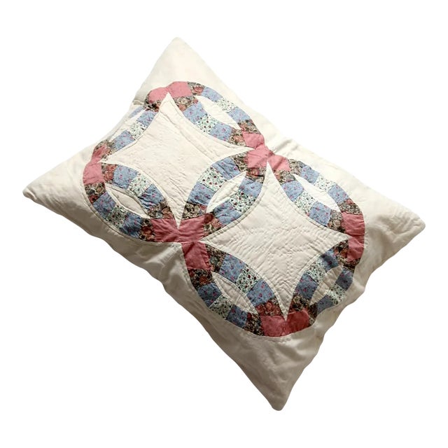Vintage Quilt Pillow Sham Case For Sale