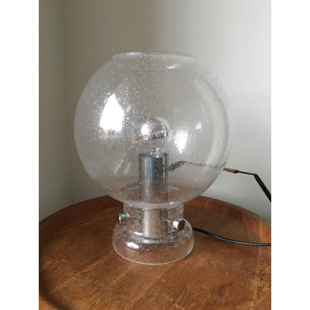 Glass Vintage Scandinavian Mushroom Table Lamp by Hans-Agne Jakobsson, 1970s For Sale - Image 7 of 7
