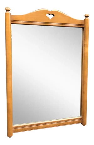 Solid Maple Wall Mirror by Paine Furniture