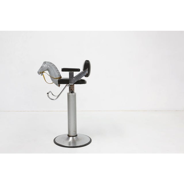 Childrens Barber Chair with Horse Head, Belgium, 1950s For Sale - Image 4 of 12