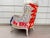Pair of Bespoke Jimmie Martin Hand-Painted White Leather Graffiti Armchairs For Sale - Image 14 of 18