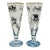 1950s Libbey “Curio” Pilsner Glasses- A Pair For Sale