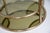 Milo Baughman Milo Baughman Style Four-Tier Brass and Smoked Glass Swivel Accent Table For Sale - Image 4 of 9