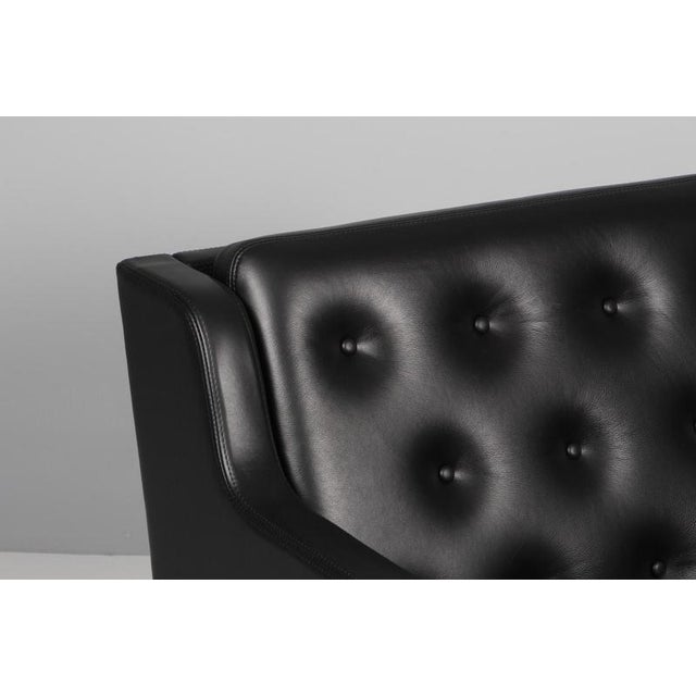 EJ 315/1 Lounge Chair in Black Leather by Erik Jørgensen, 2000s For Sale - Image 4 of 8