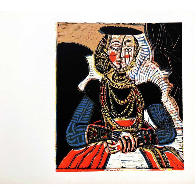 Artist: Pablo Picasso Country: Spain Title: Buste de Femme d’apres Granache Jeune Medium: Multichrome – 1 Marks: Not...