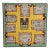 Vintage Midcentury Original Clue Game Board and Accessory Pieces For Sale