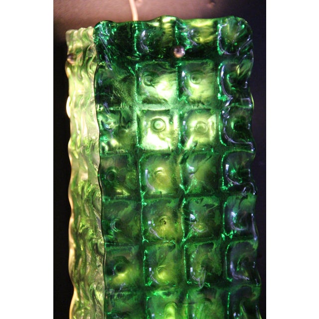 Green Murano Glass Wall Lights, 2000s, Set of 2 For Sale - Image 6 of 18
