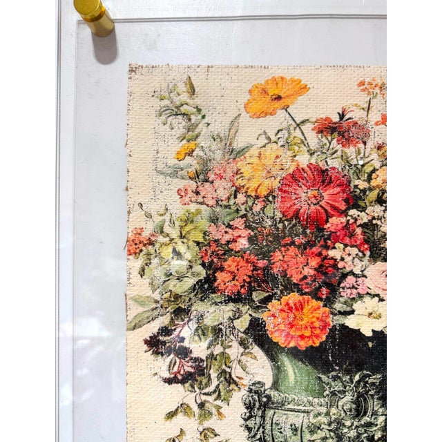 2020s Colorful Floral Bouquet - Hand Textured Flower Bouquet For Sale - Image 5 of 8