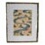Faux Bamboo Framed Giclee Art Print of Japanese Chrysanthemum & Water Art by Shin-Bijutsukai (1902) Chinoiserie For Sale