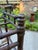 Late 19th-Century French Faux Bamboo Umbrella Stand With Original Zinc Liner For Sale - Image 9 of 12