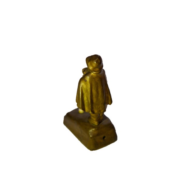 Early 20th Century Paul Tereszczuk Cast Bronze Figural Bell Push For Sale - Image 4 of 8