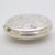 1970s Vintage Italian Handmade Genuine Silver Ornated Flower Design Pill Snuff Trinket Box, Made in Alessandria For Sale - Image 5 of 11