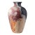 Large 16" Statement Pit Fired Studio Pottery Urn Vase For Sale