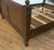 Brown Louis XVI Queen Size Bed by Leighton Hall - Showroom Sample For Sale - Image 8 of 8