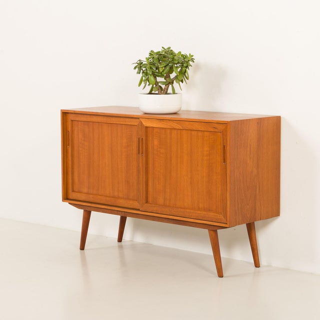 Small Scandinavian Teak Sideboard, 1970s For Sale - Image 14 of 14