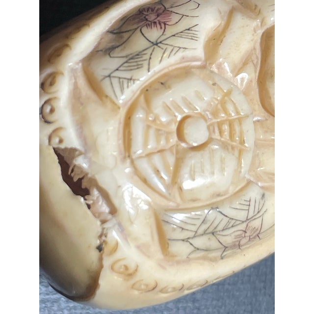 Ojime are small carved beads used in traditional Japanese dress to secure the cord between the inro (medicine case) and...