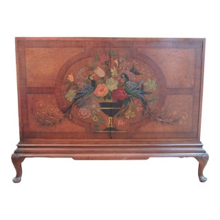 1930s Linen Press Cabinet by Shaw For Sale