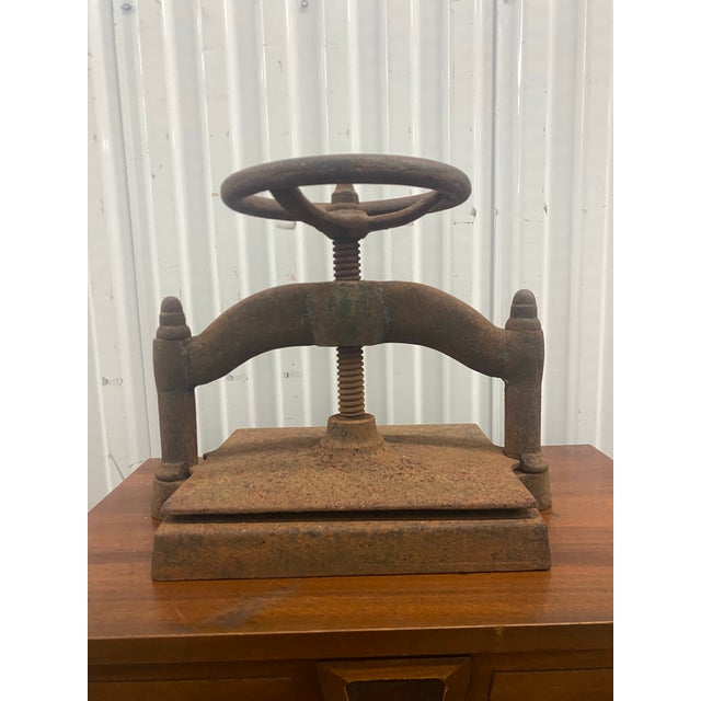 Middle 20 Century Book Press . For Sale - Image 10 of 12
