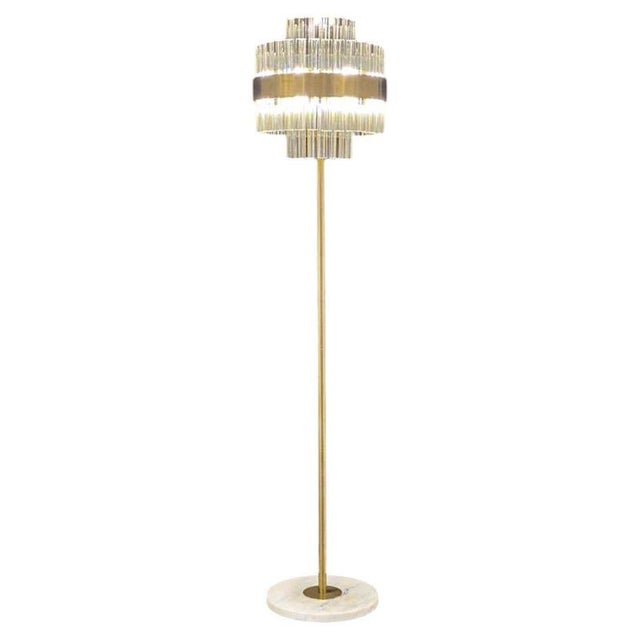 Collection Venere Floor Lamp in Metal and Crystal by Jago For Sale - Image 16 of 16