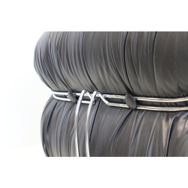 Soriana Armchair in Leather by Afra and Tobia Scarpa for Cassina, 1969, Set of 2 For Sale - Image 10 of 16