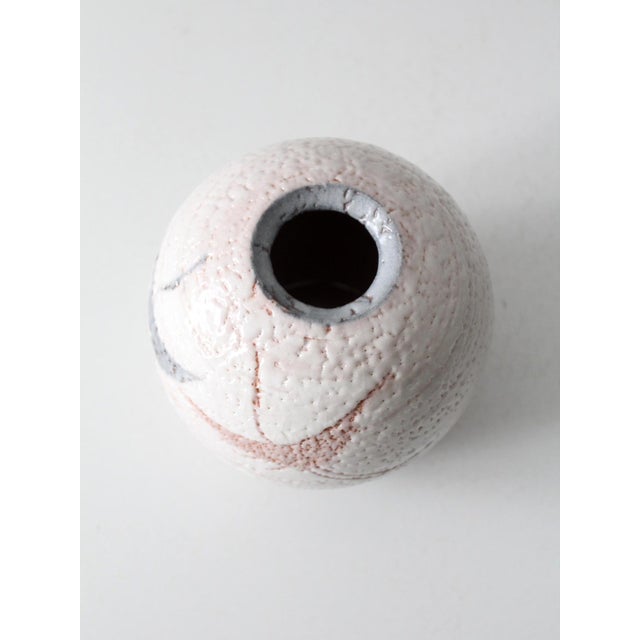 Ceramic Vintage Studio Pottery Vase For Sale - Image 7 of 8