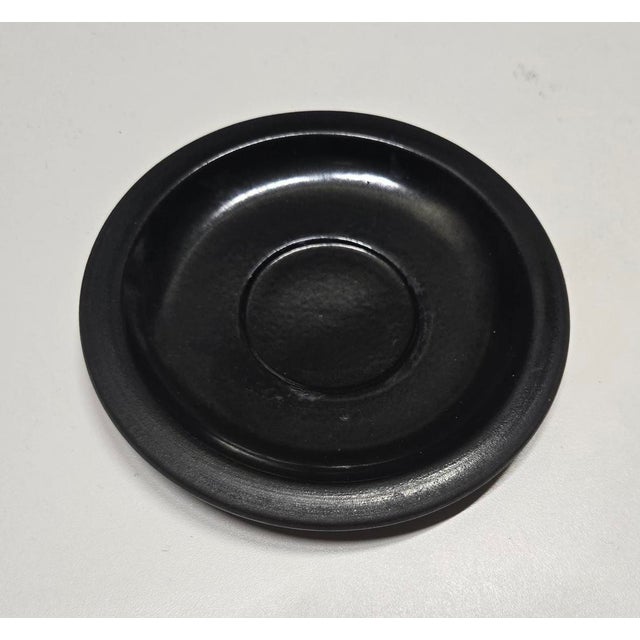1970s 21-Piece "Rim" Collection of Black Vintage Heath Tableware For Sale - Image 12 of 14
