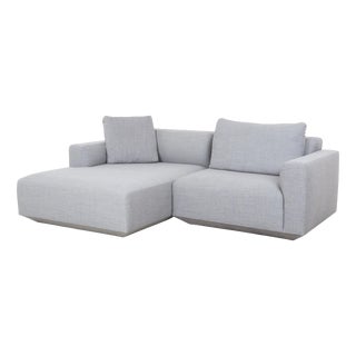 Develius Corner Sofa in Light Grey Fabric from &Tradition For Sale