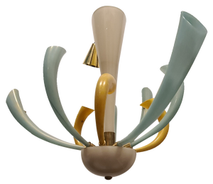 Fuochi d'Artificio Chandelier by Barovier & Toso, 1970s