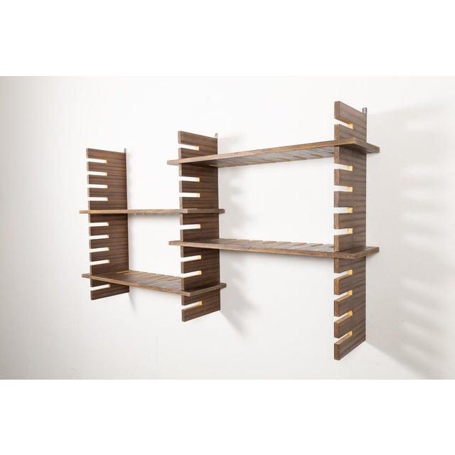 Wood Wall Unit by Emanuele Ponzio, 1950s For Sale - Image 7 of 11