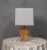 1980s Maple Wood Table Lamp by Tommaso Barbi, 1980s For Sale - Image 5 of 9