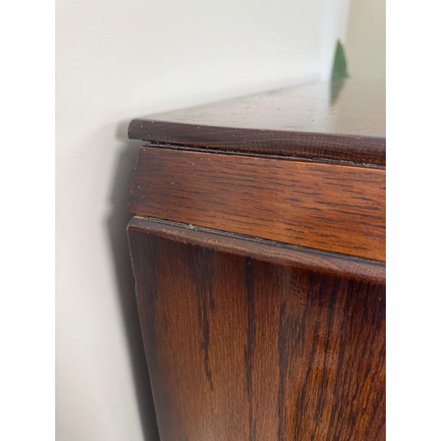 Vintage Wooden Display Cabinet For Sale - Image 6 of 13