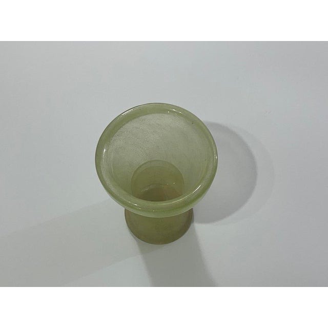 Mid-Century Modern Architectural Italian Art Glass Vase With Scavo Finish, Circa 1960s–70s For Sale - Image 3 of 6
