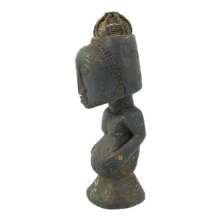 Early 20th Century Kusu Male Wood Figure For Sale