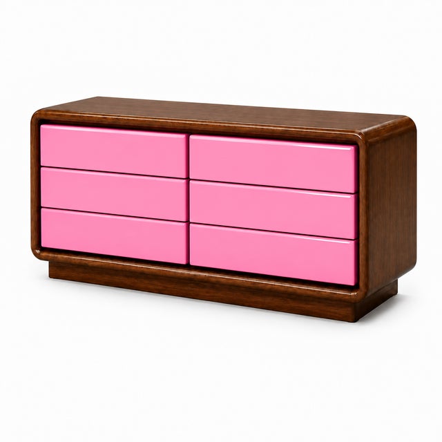Marvelous Vintage Modern to Postmodern Dresser For Sale - Image 4 of 4