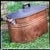 Copper Basin Wash Tub Lidded Bucket For Sale - Image 4 of 12