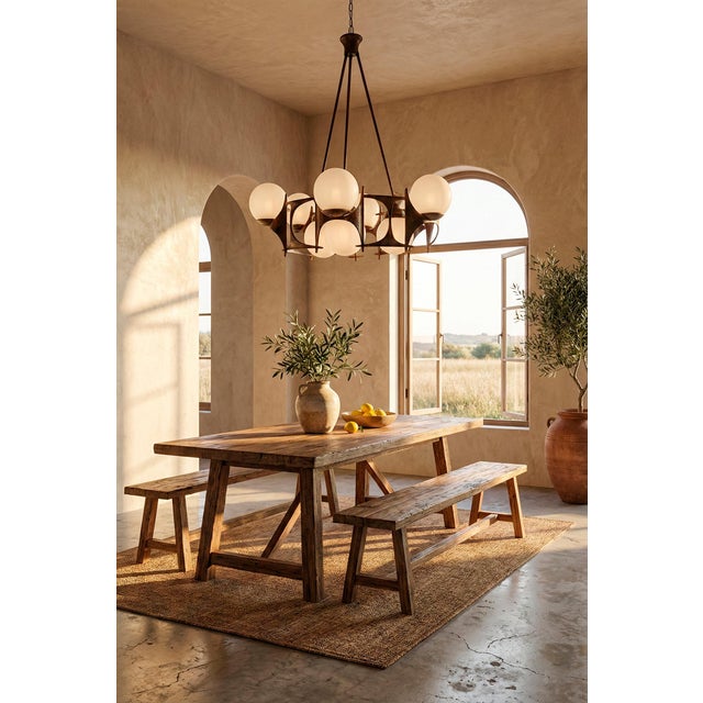 Brutalist Style Chandelier, 1950s For Sale - Image 6 of 15
