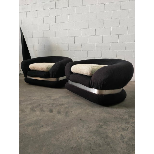 Mid-Century Lounge Chairs, Spain, 1970s, Set of 2 For Sale - Image 4 of 7