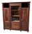 Antique Art Nouveau Walnut Bookcase, 1910 For Sale