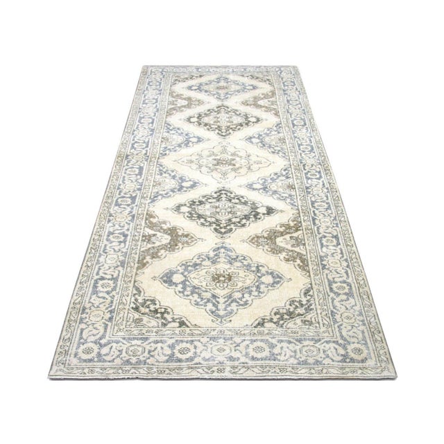 1960s Turkish Oushak Rug For Sale In Los Angeles - Image 6 of 6