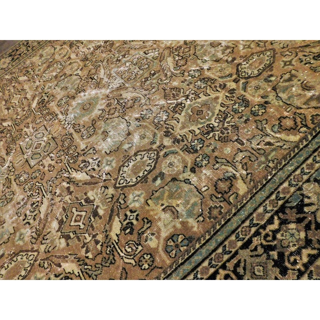Boho Chic Antique Persian Mahal Rug. 10'2"x 13'10" For Sale - Image 3 of 18