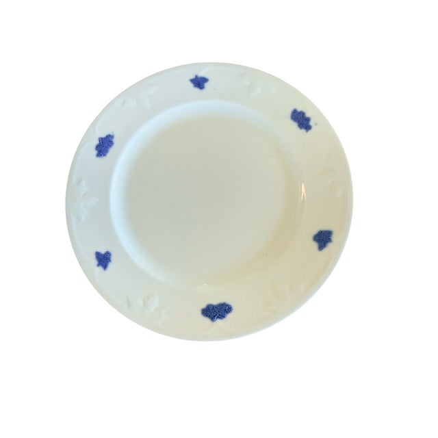 Gustavsberg Vintage Gustavsberg Blå Blom Swedish Dinner Plates Set of 3 For Sale - Image 4 of 6