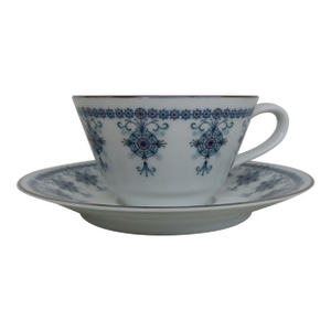 Noritake Nippon Toki Kaisha Japan Bone China Tea Cup and Saucer Set 4666b