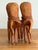 Vintage Carved Wooden Human Hands Business Card Holder For Sale - Image 11 of 12