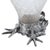 Glass and Silver Rooster Jug from J.D. Schleissner Söhne, Hanau, Germany, Late 19th Century For Sale - Image 4 of 12