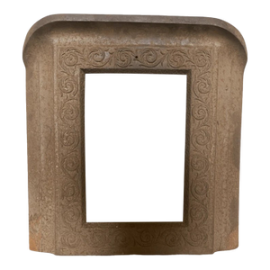 Antique Peerless MFG Co Art Nouveau Style Cast Iron Fireplace Insert
