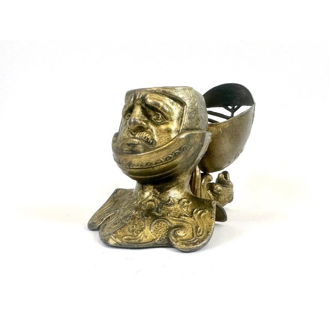 Antique Figurative Inkwell, 1890s For Sale - Image 3 of 16