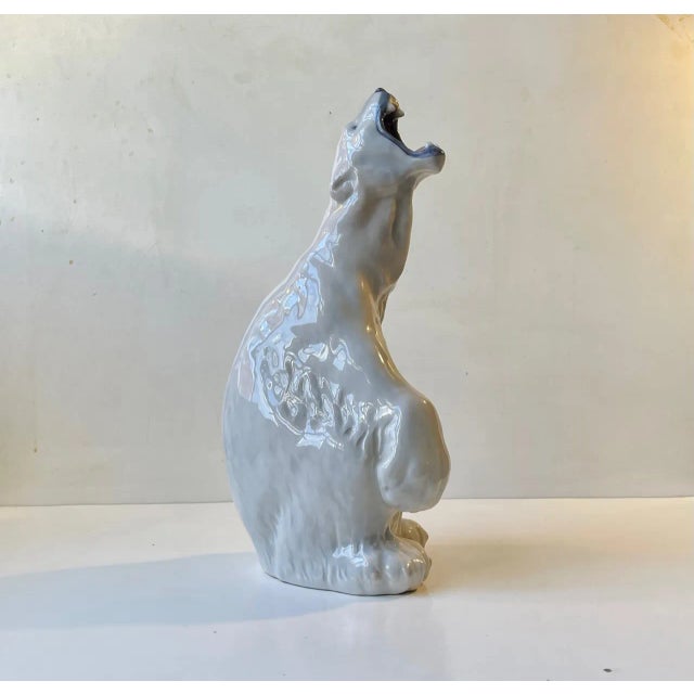 1960s Roaring Polar Bear No. 502 by C. F. Liisberg from Royal Copenhagen For Sale - Image 5 of 13