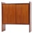 Vintage Teak Chest of Drawers with Sliding Doors, 1960s For Sale