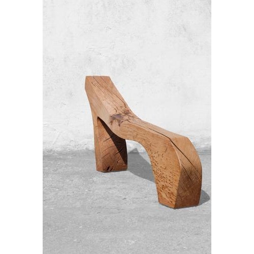 Wood B2441 Bench in Oak Wood by Jörg Pietschmann For Sale - Image 7 of 18